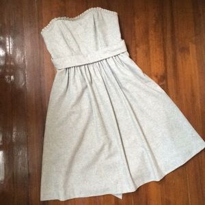 Banana Republic wool dress w reversible jewel belt